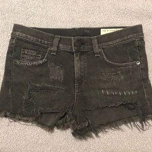 Rag & Bone Black denim shorts size 24